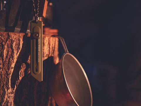 Couteau de camping utilitaire, olive