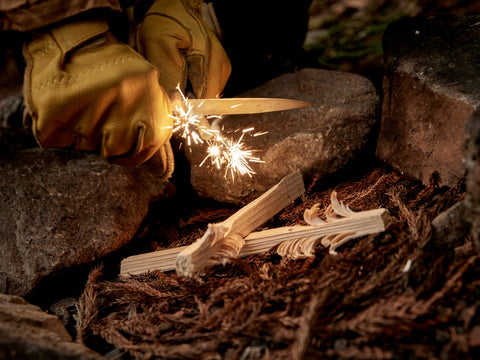 SANGA Bushcraft Knife, Olive