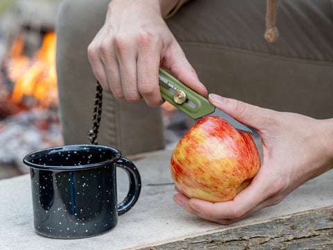 Couteau de camping utilitaire, olive