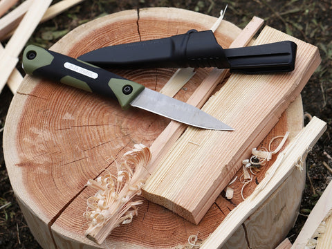 SANGA Bushcraft Knife, Olive