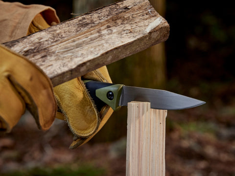 SANGA Bushcraft Knife, Olive