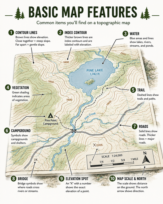 Learn How to Use a Compass and Trail Map