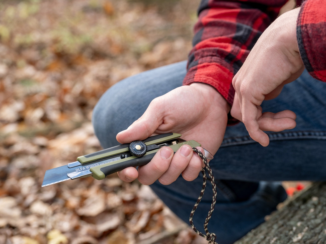 オルフェオンset Outdoor Utility Knife, Olive – OLFA WORKS